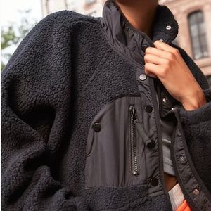 Free People Hit The Slopes Fleece Jacket